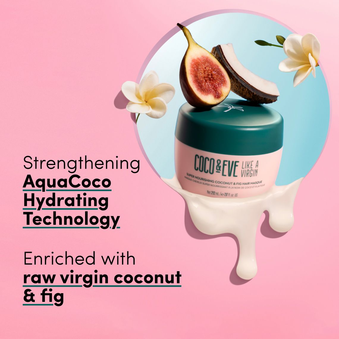 Super Nourishing Coconut & Fig Hydrating Hair Mask | Coco & Eve (US)