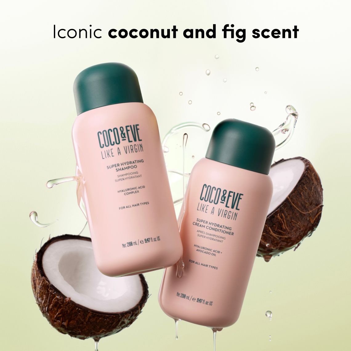 Super Hydrating Shampoo & Conditioner Set for Dry Hair | Coco