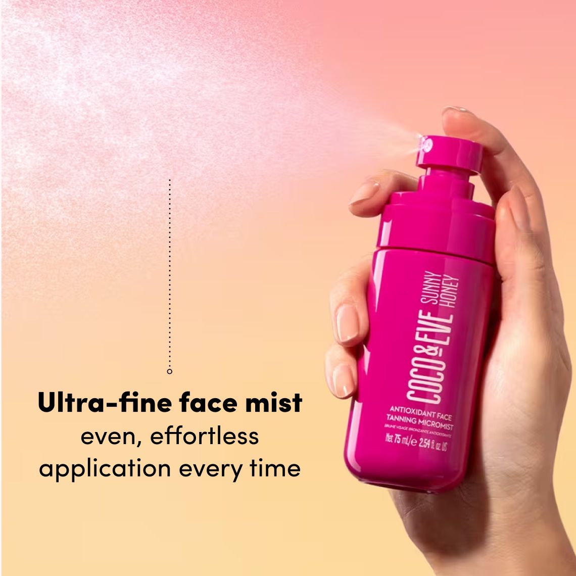 Antioxidant Face Tanning Micromist for a Sun-Kissed Glow | Coco