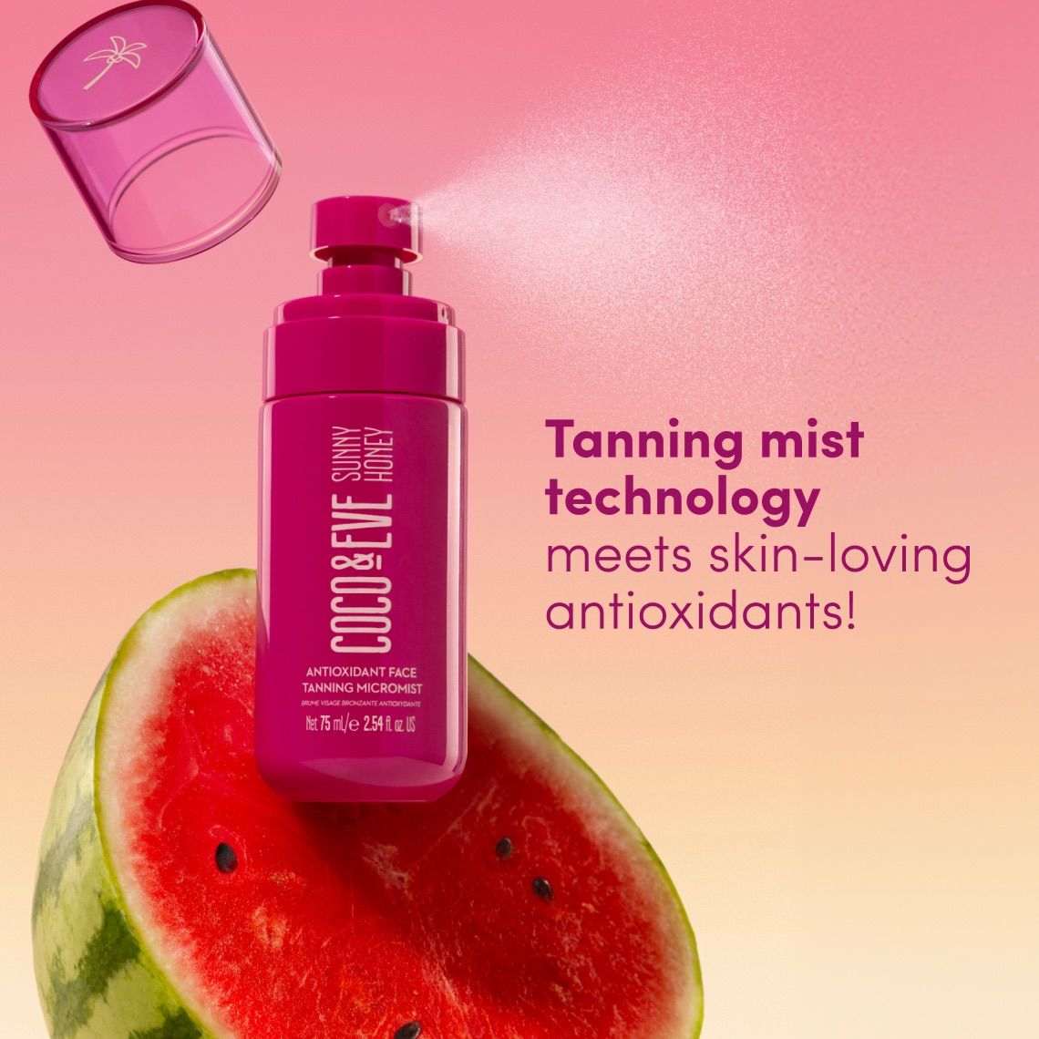 Antioxidant Face Tanning Micromist for a Sun-Kissed Glow | Coco